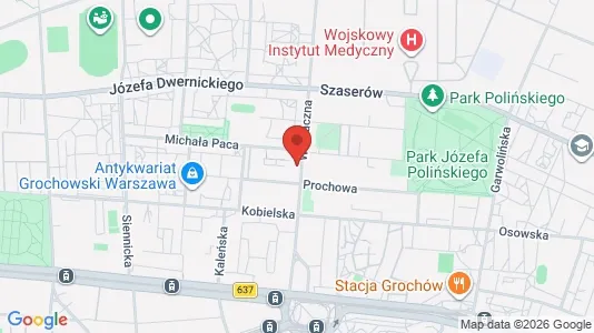 Rooms for rent i Warszawa Wawer - kort over placeringen