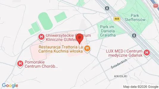 Apartments for rent i Gdańsk - kort over placeringen