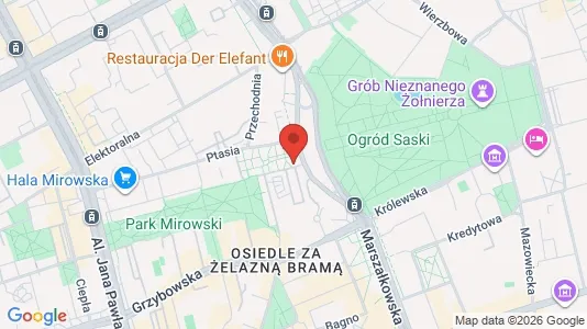 Rooms for rent i Warszawa Wawer - kort over placeringen