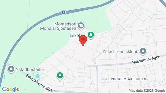 Apartments for rent i Ystad - kort over placeringen