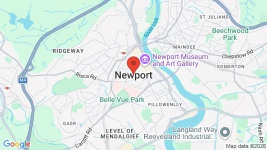 Apartments for rent i Newport - Gwent - kort over placeringen
