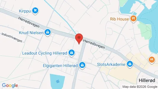 Apartments for rent i Hillerød - kort over placeringen