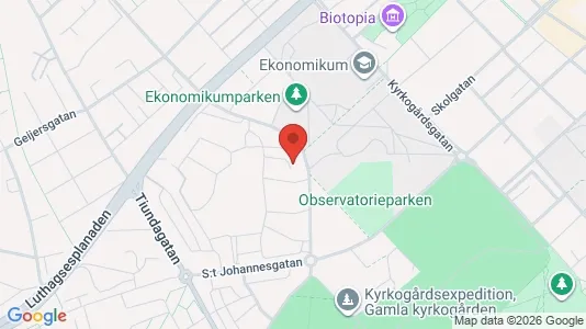 Rooms for rent i Uppsala - kort over placeringen