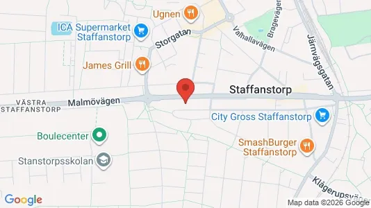Apartments for rent i Staffanstorp - kort over placeringen