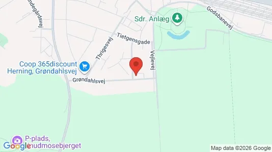 Apartments for rent i Herning - kort over placeringen
