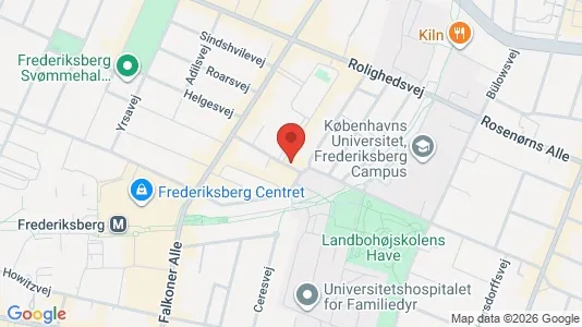 Apartments for rent i Frederiksberg C - kort over placeringen