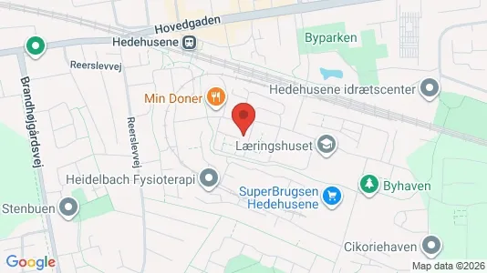 Apartments for rent i Hedehusene - kort over placeringen