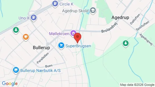 Apartments for rent i Agedrup - kort over placeringen