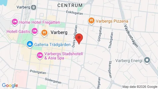 Apartments for rent i Varberg - kort over placeringen