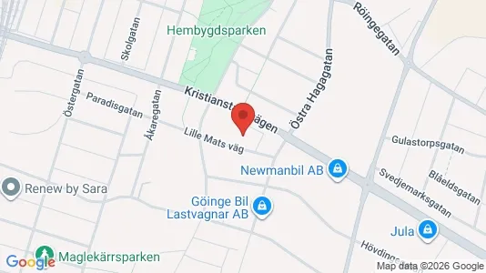 Apartments for rent i Hässleholm - kort over placeringen