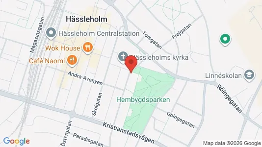 Apartments for rent i Hässleholm - kort over placeringen