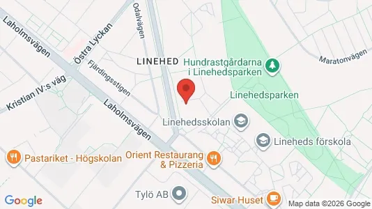 Apartments for rent i Halmstad - kort over placeringen