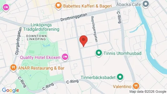Apartments for rent i Linköping - kort over placeringen