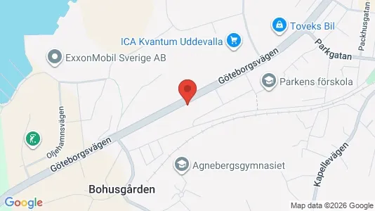 Apartments for rent i Uddevalla - kort over placeringen