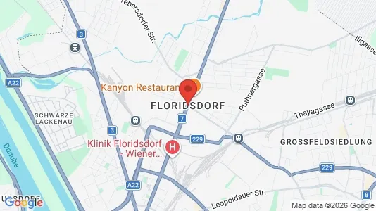 Apartments for rent i Vienna Floridsdorf - kort over placeringen