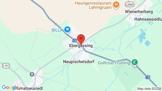 Apartments for rent i Ebergassing - kort over placeringen