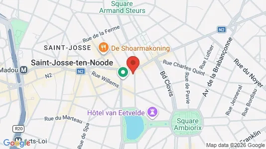 Apartments for rent i Stad Brussel - kort over placeringen
