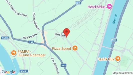 Apartments for rent i Hoei - kort over placeringen