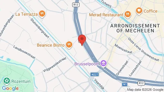 Apartments for rent i Mechelen - kort over placeringen