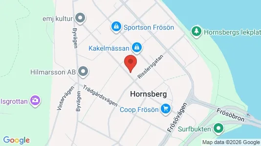 Apartments for rent i Östersund - kort over placeringen