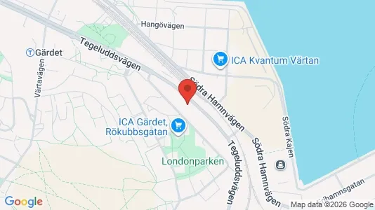 Rooms for rent i Gärdet/Djurgården - kort over placeringen