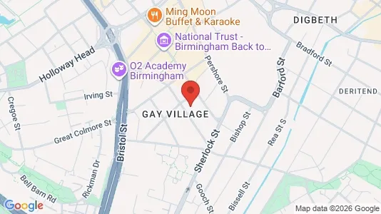 Apartments for rent i Birmingham - West Midlands - kort over placeringen