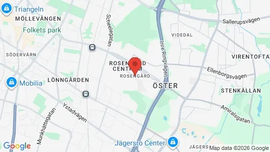Rooms for rent i Rosengård - kort over placeringen