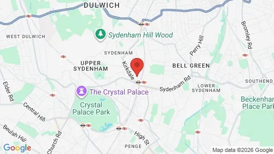 Apartments for rent i London SE26 - kort over placeringen