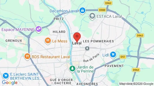 Apartments for rent i Laval - kort over placeringen