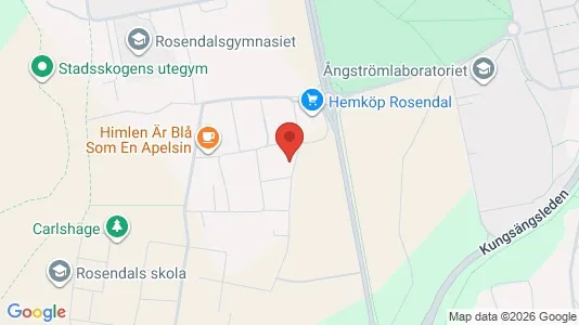 Apartments for rent i Uppsala - kort over placeringen