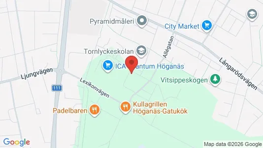 Apartments for rent i Höganäs - kort over placeringen