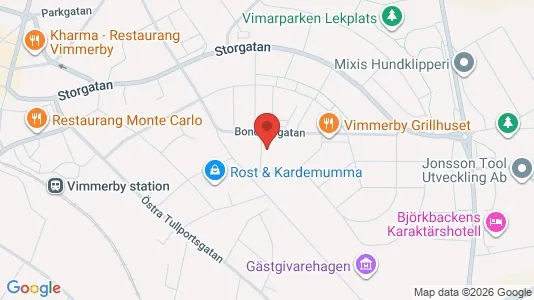 Apartments for rent i Vimmerby - kort over placeringen