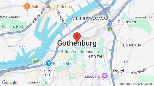 Apartments for rent i Gothenburg East - kort over placeringen