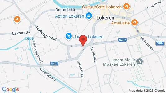 Apartments for rent i Lokeren - kort over placeringen