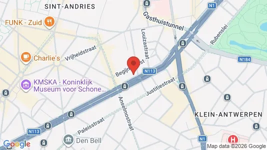 Apartments for rent i Stad Antwerp - kort over placeringen
