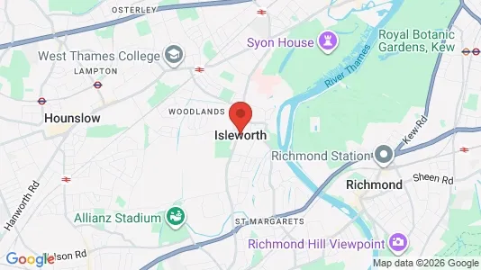 Apartments for rent i Isleworth - Middlesex - kort over placeringen