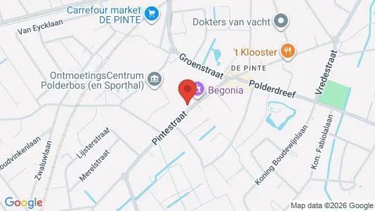 Apartments for rent i De Pinte - kort over placeringen