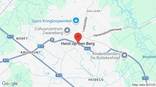 Houses for rent i Heist-op-den-Berg - kort over placeringen