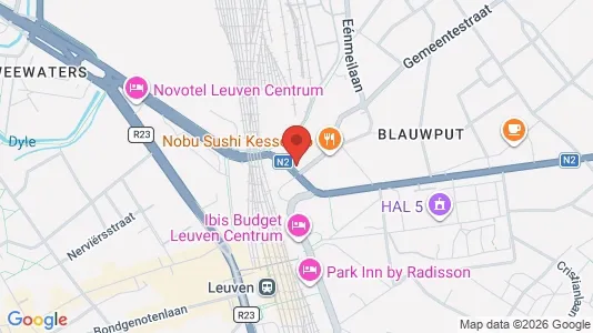 Apartments for rent i Leuven - kort over placeringen
