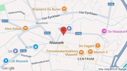 Apartments for rent i Maaseik - kort over placeringen