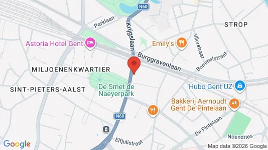 Apartments for rent i Stad Gent - kort over placeringen