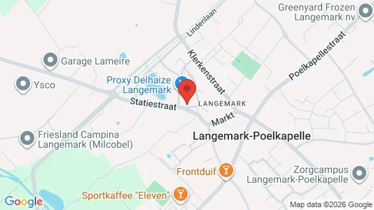 Apartments for rent i Langemark-Poelkapelle - kort over placeringen