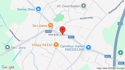 Apartments for rent i Aalter - kort over placeringen