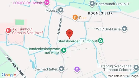 Apartments for rent i Turnhout - kort over placeringen
