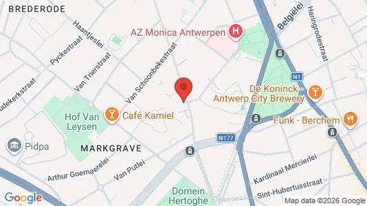 Apartments for rent i Stad Antwerp - kort over placeringen