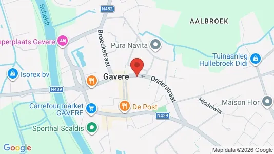 Apartments for rent i Gavere - kort over placeringen