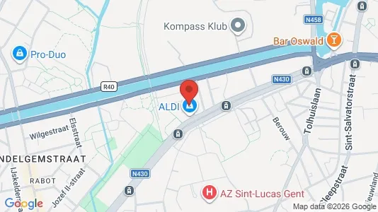 Apartments for rent i Stad Gent - kort over placeringen