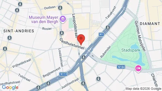 Apartments for rent i Stad Antwerp - kort over placeringen