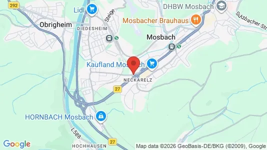 Apartments for rent i Neckar-Odenwald-Kreis - kort over placeringen