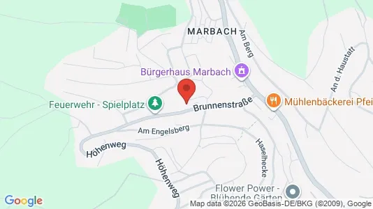 Apartments for rent i Marburg-Biedenkopf - kort over placeringen